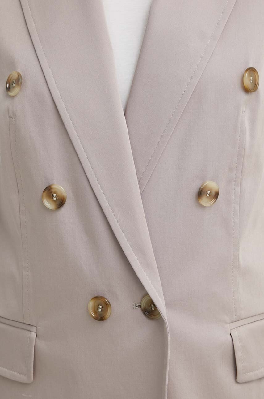 Σακάκι BOSS χρώμα: μπεζ, 50511958 φωτογραφία