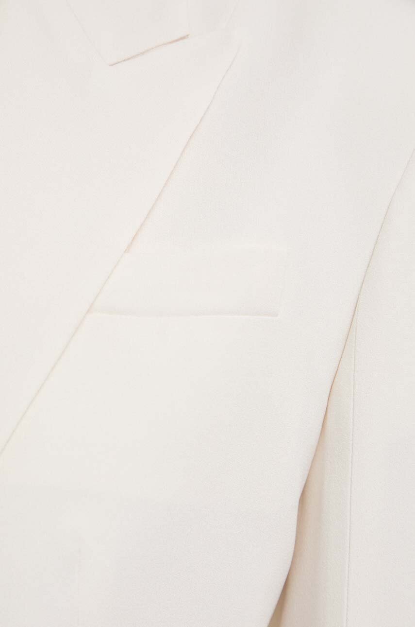 Σακάκι BOSS χρώμα: μπεζ φωτογραφία