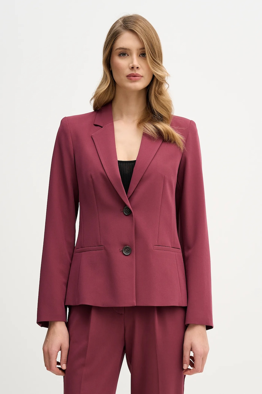 Sisley sacou culoarea negru, un singur rând de nasturi, uni, 2KVXLW01Q