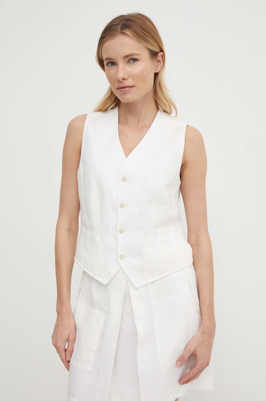 

Елек Polo Ralph Lauren в бяло с едно копче 211935387, Бял