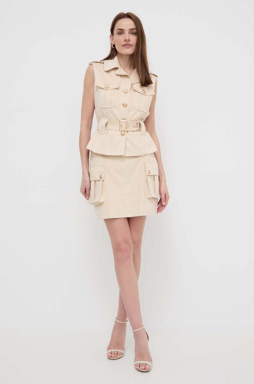 

Елек Guess FELISIA в бежово с едно копче W4GN55 WG6T0, Бежов