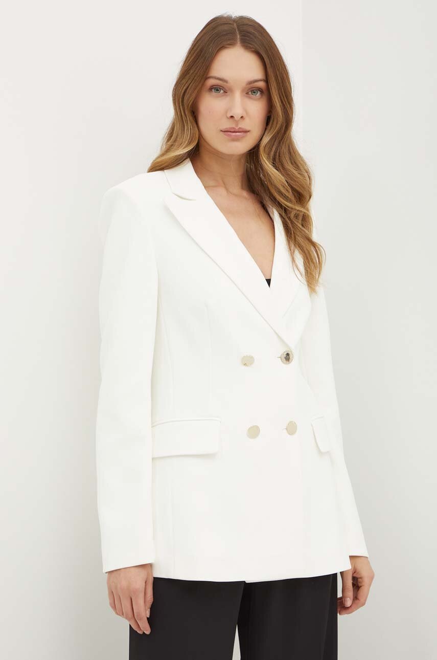 

Сако Marciano Guess DALLAS в бяло с двуредно закопчаване с изчистен дизайн 4GGN07 7070A, Бял
