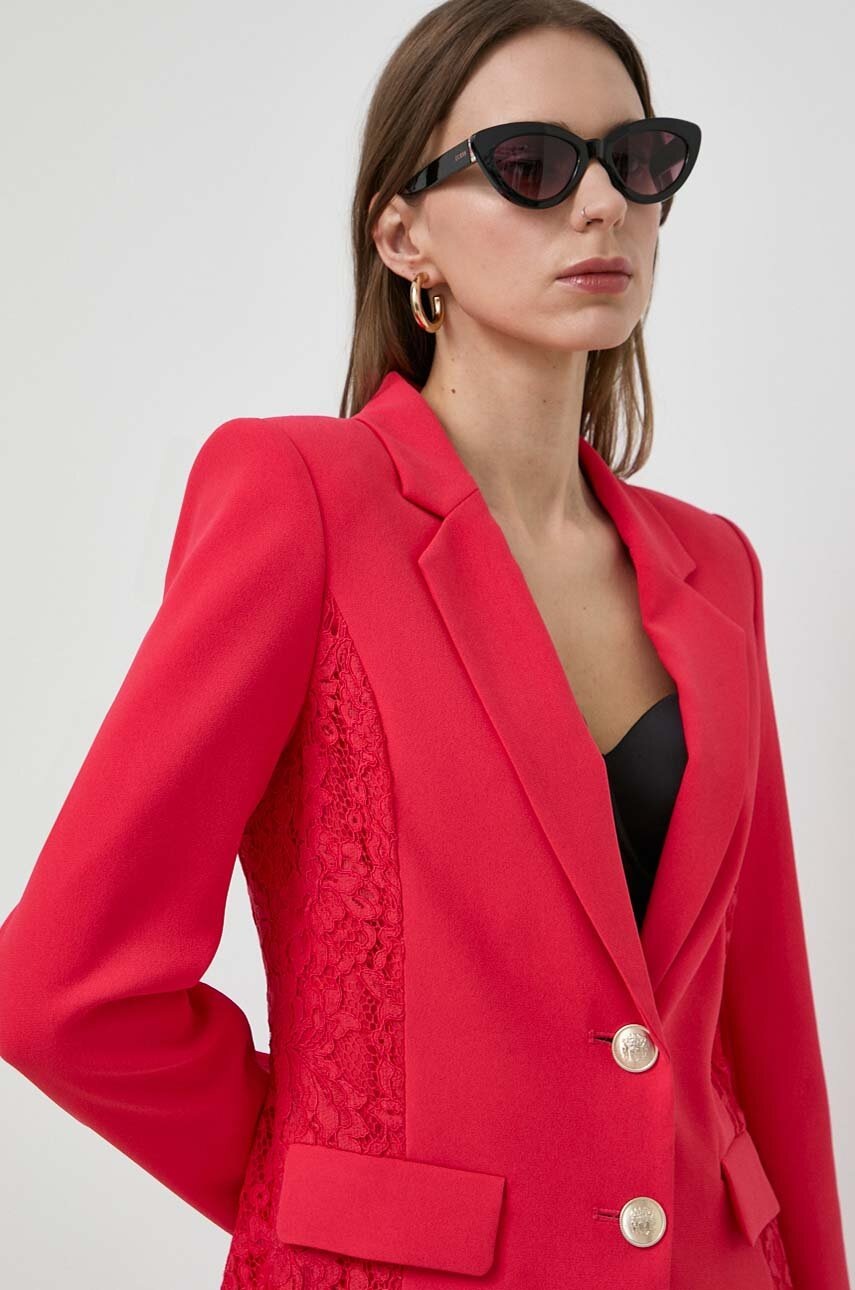 

Сако Marciano Guess SARAH в розово с едно копче изчистен дизайн 4GGN04 8080Z, Розов