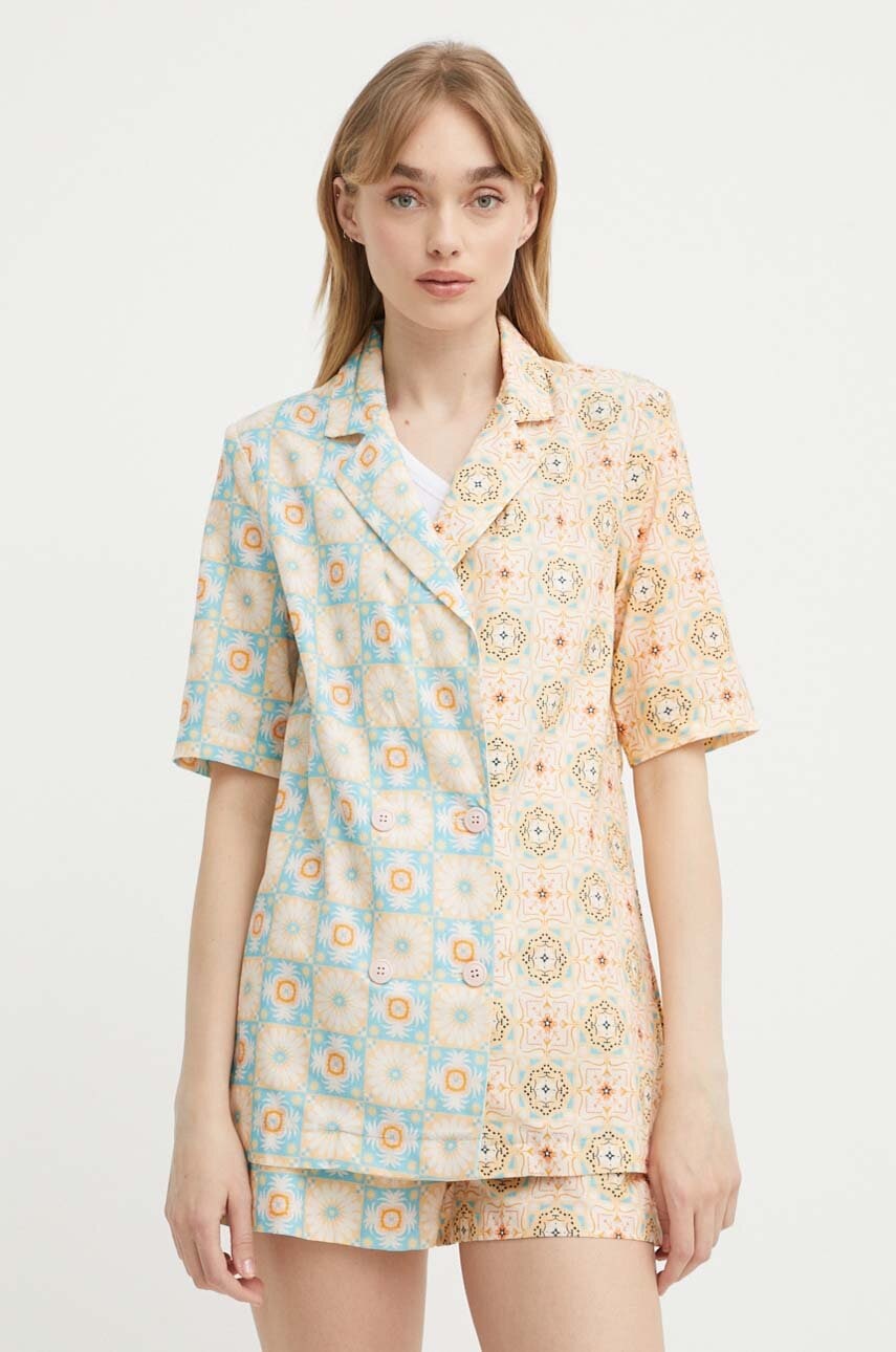 Never Fully Dressed blazer din amestec de in