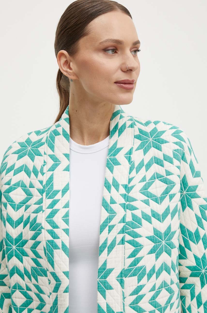 Σακάκι La Petite Française VIDEO χρώμα: πράσινο φωτογραφία