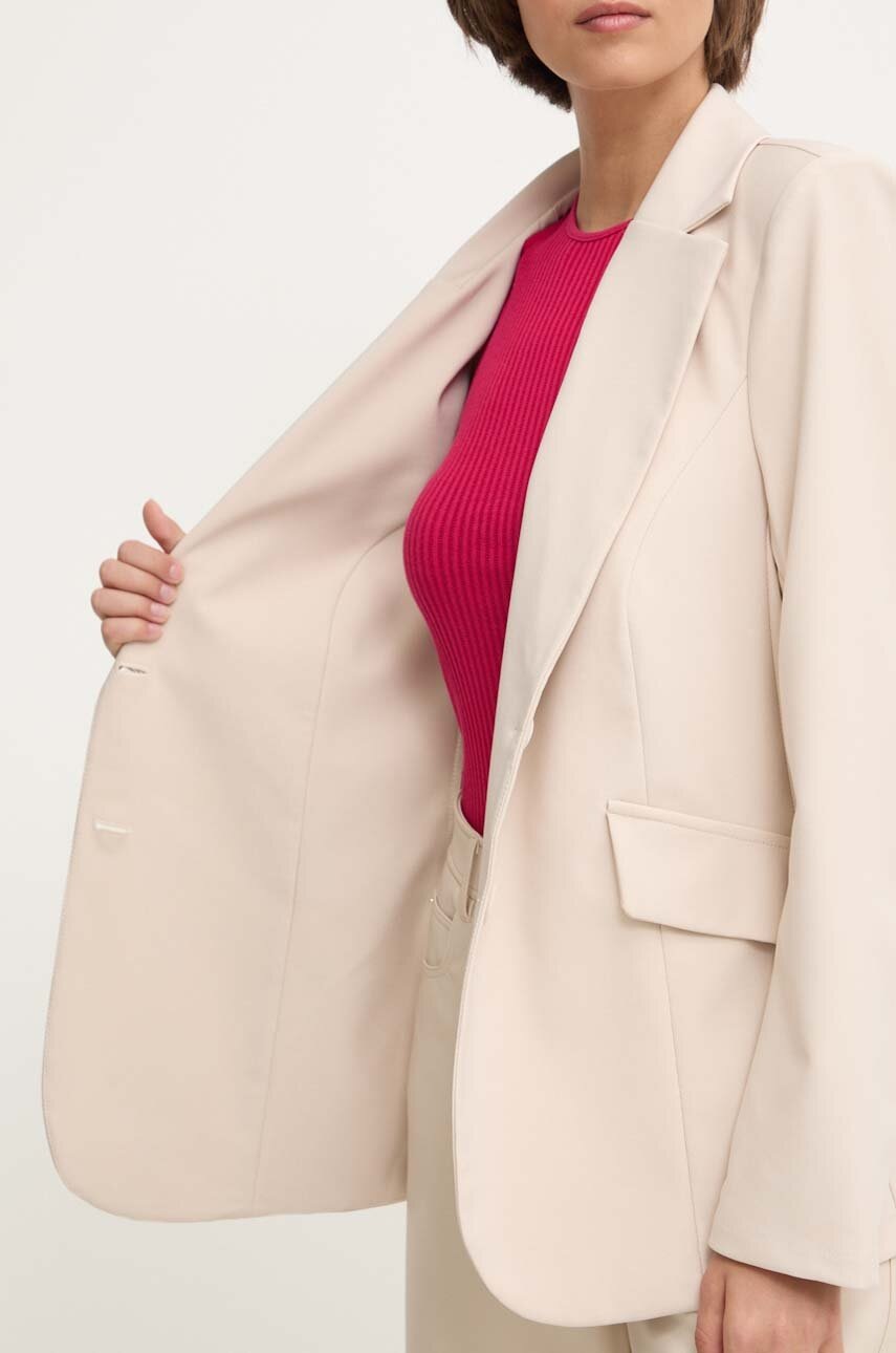 Σακάκι Sandro Ferrone χρώμα: μπεζ, SFS18XBDALTROVE φωτογραφία