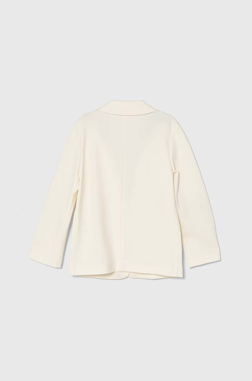 Детский пиджак United Colors of Benetton цвет бежевый Детский пиджак United Colors of Benetton цвет бежевый