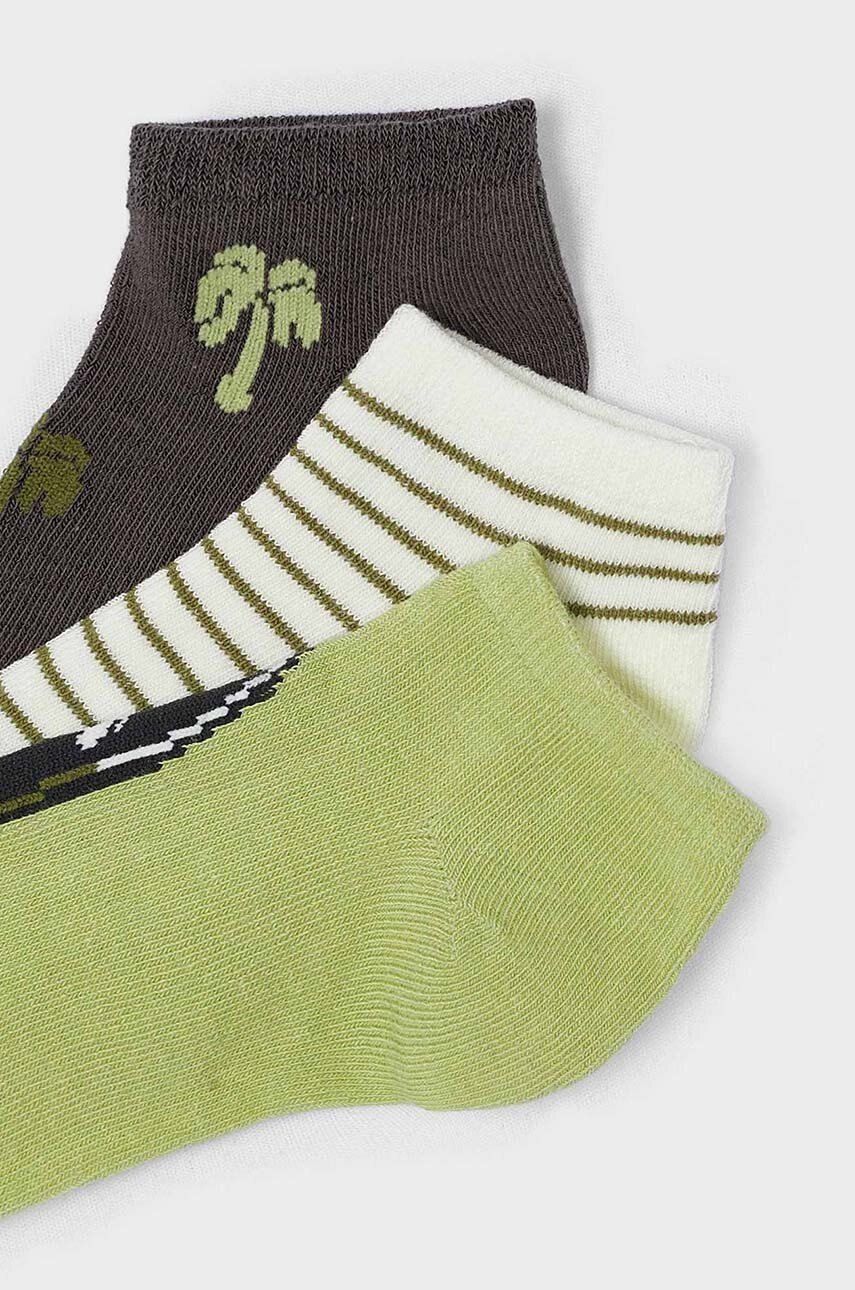 Детские носки Mayoral 3 шт цвет зелёный
