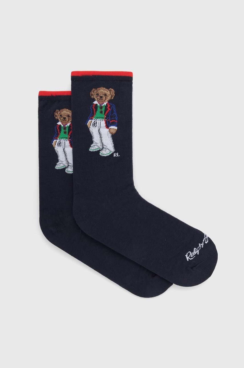 

Чорапи Polo Ralph Lauren в тъмносиньо 455942325, Тъмносин