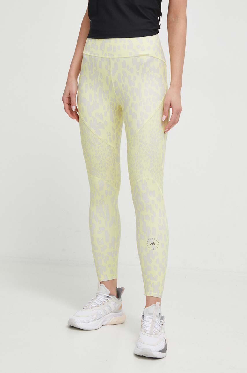 adidas by Stella McCartney leggins de antrenament Truepurpose culoarea galben, modelator