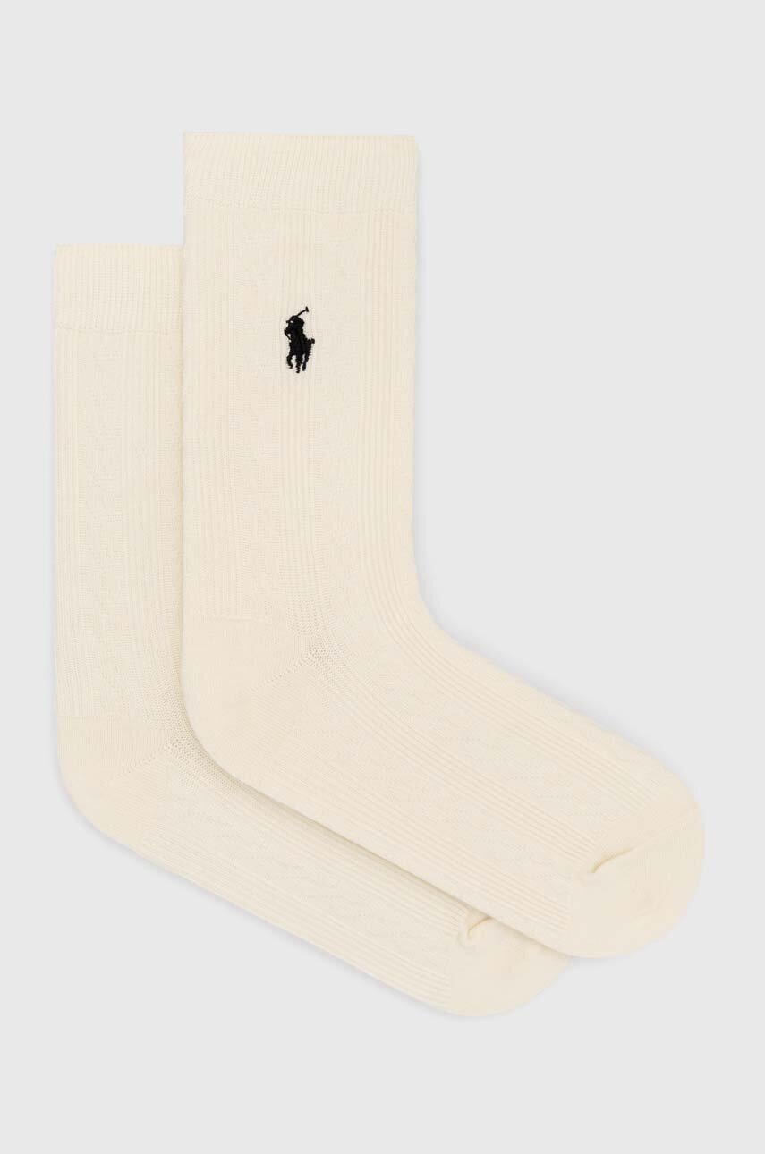 

Шкарпетки Lauren Ralph Lauren жіночі колір бежевий