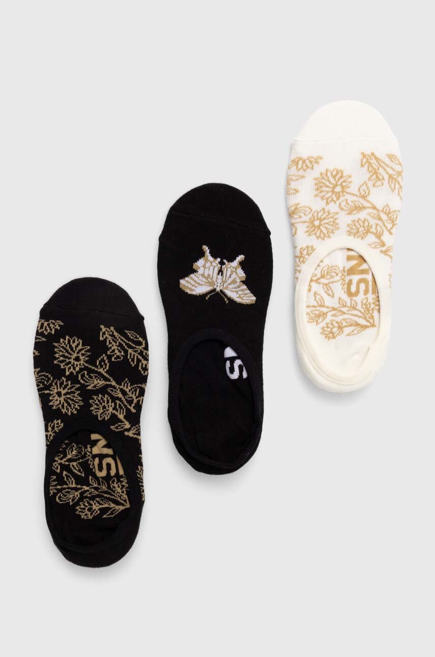 

Чорапи Vans (3 броя) в черно, Черен