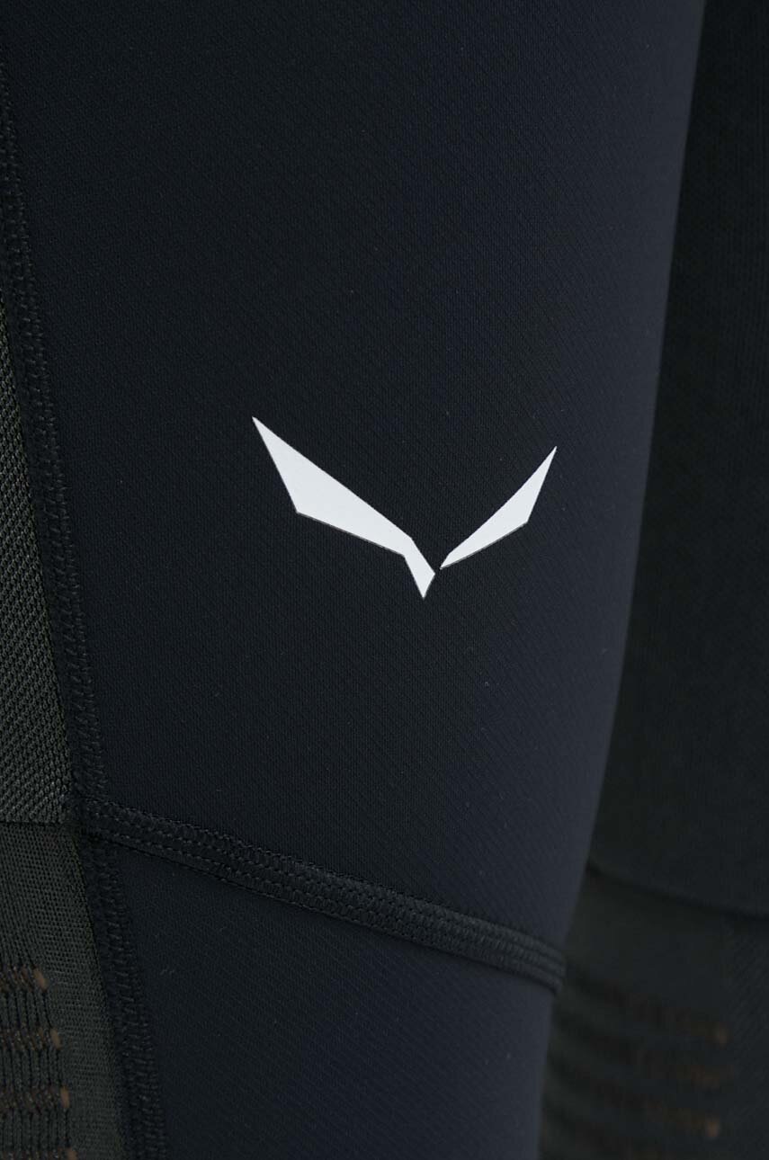 Αθλητικό κολάν Salewa Pedroc Dry Responsive χρώμα: μαύρο φωτογραφία