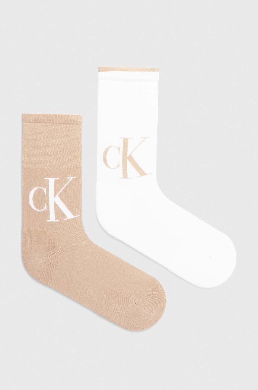 

Чорапи Calvin Klein Jeans (2 броя) в розово 701226663, Розов