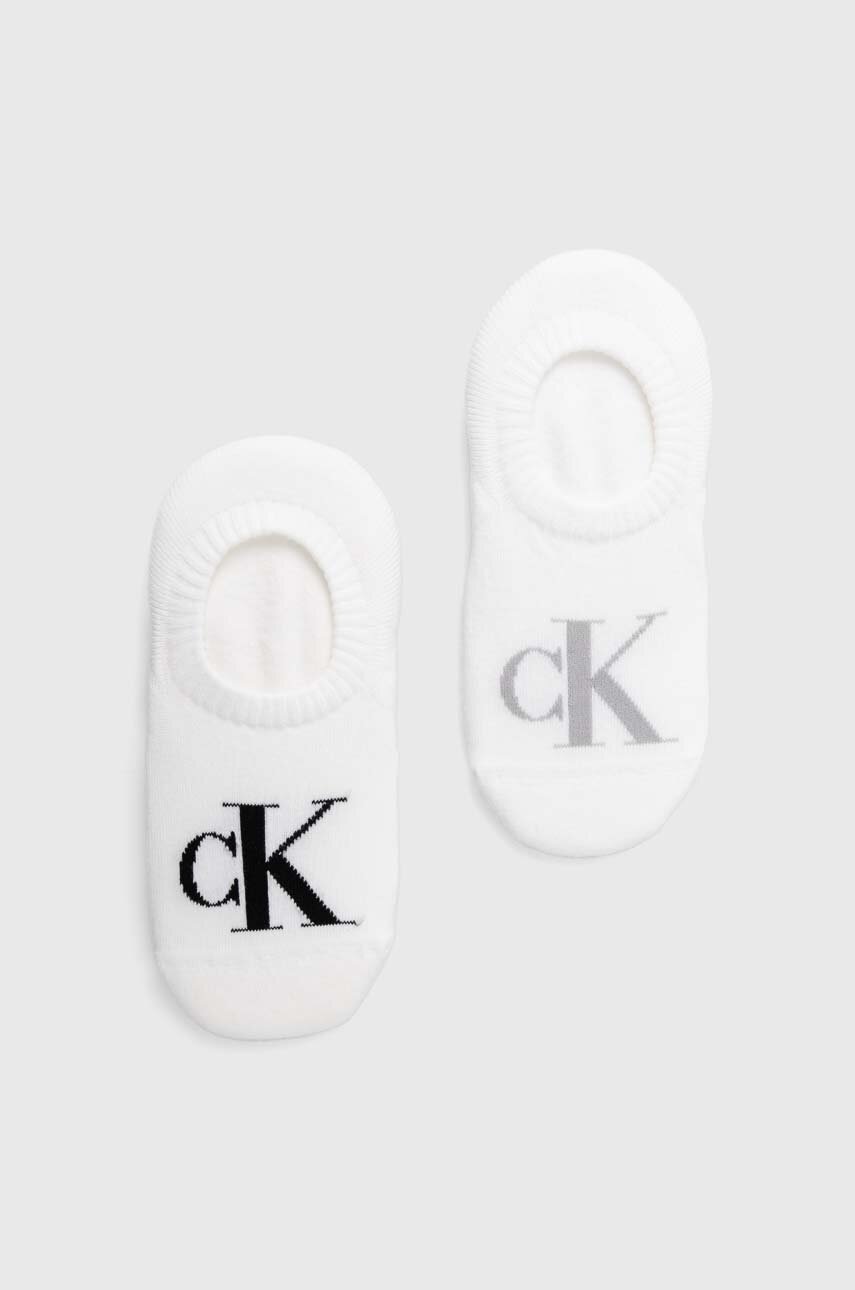 

Чорапи Calvin Klein Jeans (2 броя) в бяло 701226668, Бял