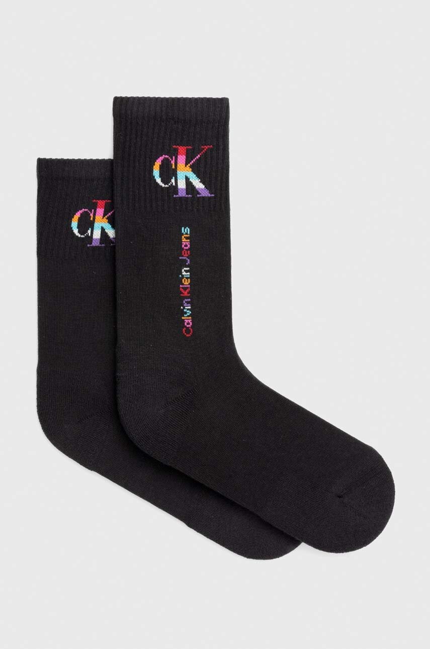 

Чорапи Calvin Klein Jeans (2 броя) в черно 701226672, Черен