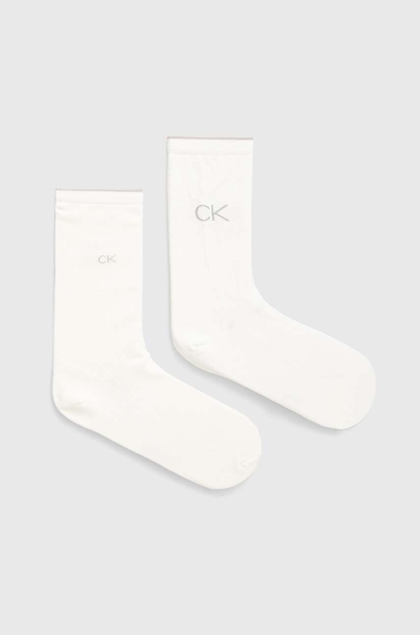 

Чорапи Calvin Klein (2 броя) в бяло 701228101, Бял