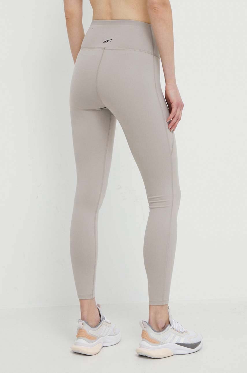 Κολάν προπόνησης Reebok LUX COLLECTION LUX COLLECTION χρώμα: γκρι 100076171 φωτογραφία