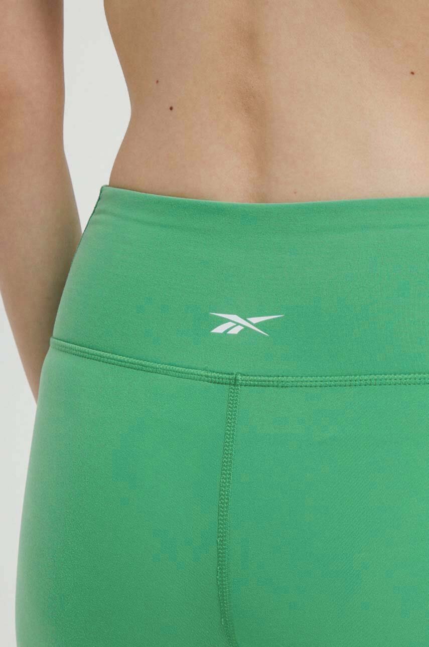 Κολάν προπόνησης Reebok Lux LUX COLLECTION χρώμα: πράσινο, 100076175 100076175 φωτογραφία