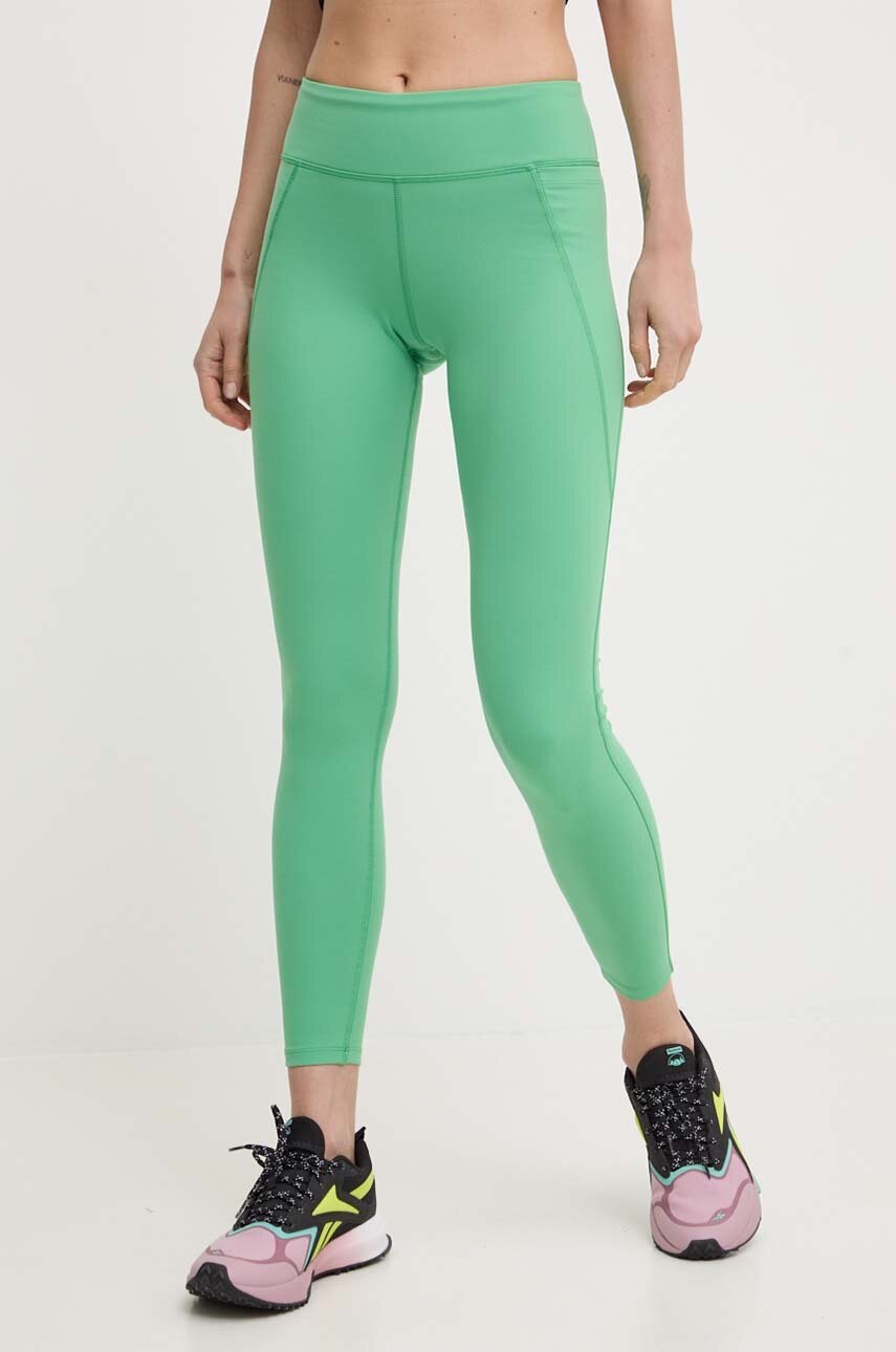 Κολάν προπόνησης Reebok Lux LUX COLLECTION χρώμα: πράσινο, 100076188 100076188 φωτογραφία