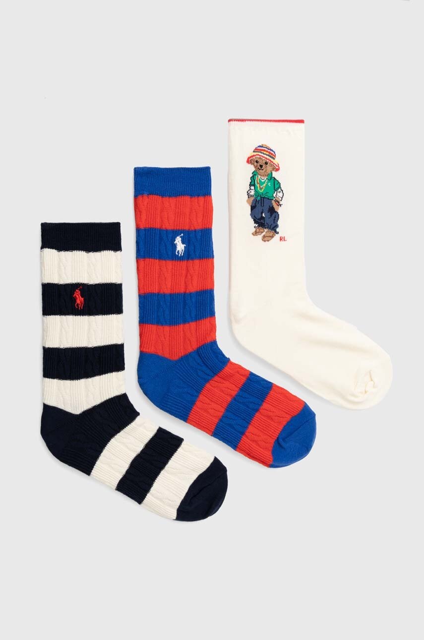 

Чорапи Polo Ralph Lauren (3 чифта) в бежово 455950827, Бежов