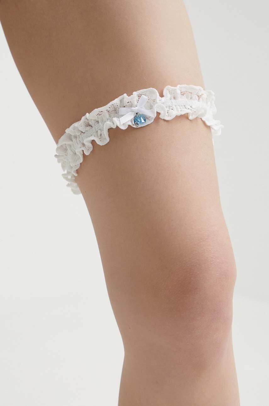 

Жартиер Rotate Lace Bow Garter в бяло 112185857, Бял