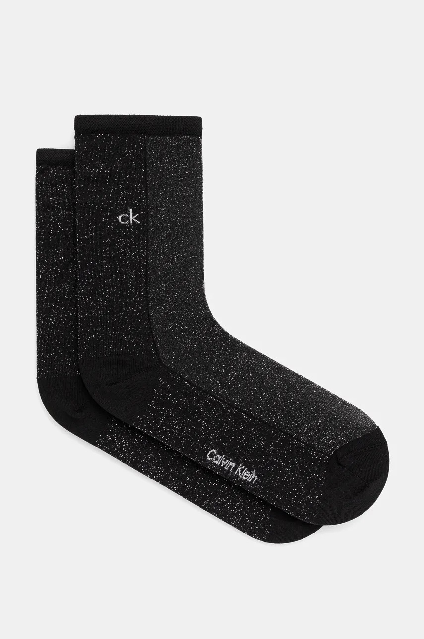 

Чорапи Calvin Klein в черно 701229445, Черен