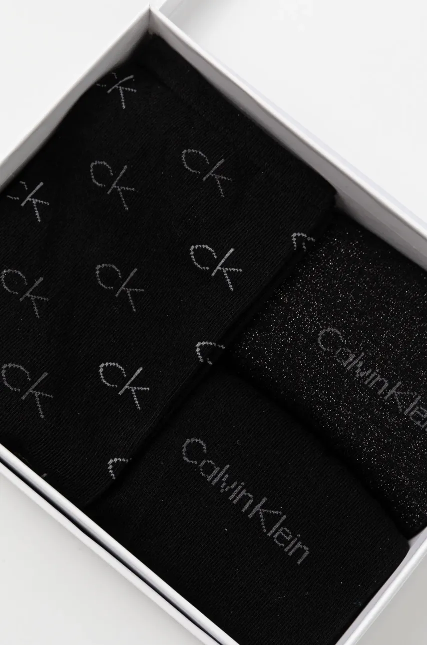 Носки Calvin Klein 3 шт женские цвет чёрный 701229444 Носки Calvin Klein 3 шт женские цвет чёрный 701229444