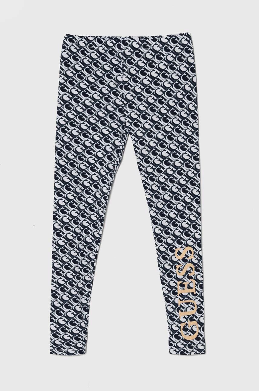 

Детски клин Guess в тъмносиньо с десен, Тъмносин
