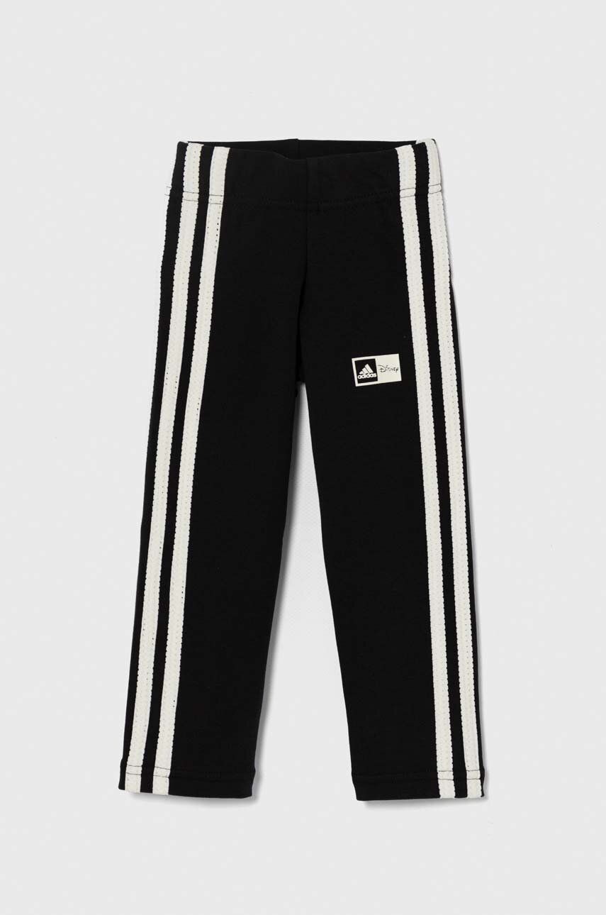 adidas leggins copii x Disney culoarea negru, cu imprimeu