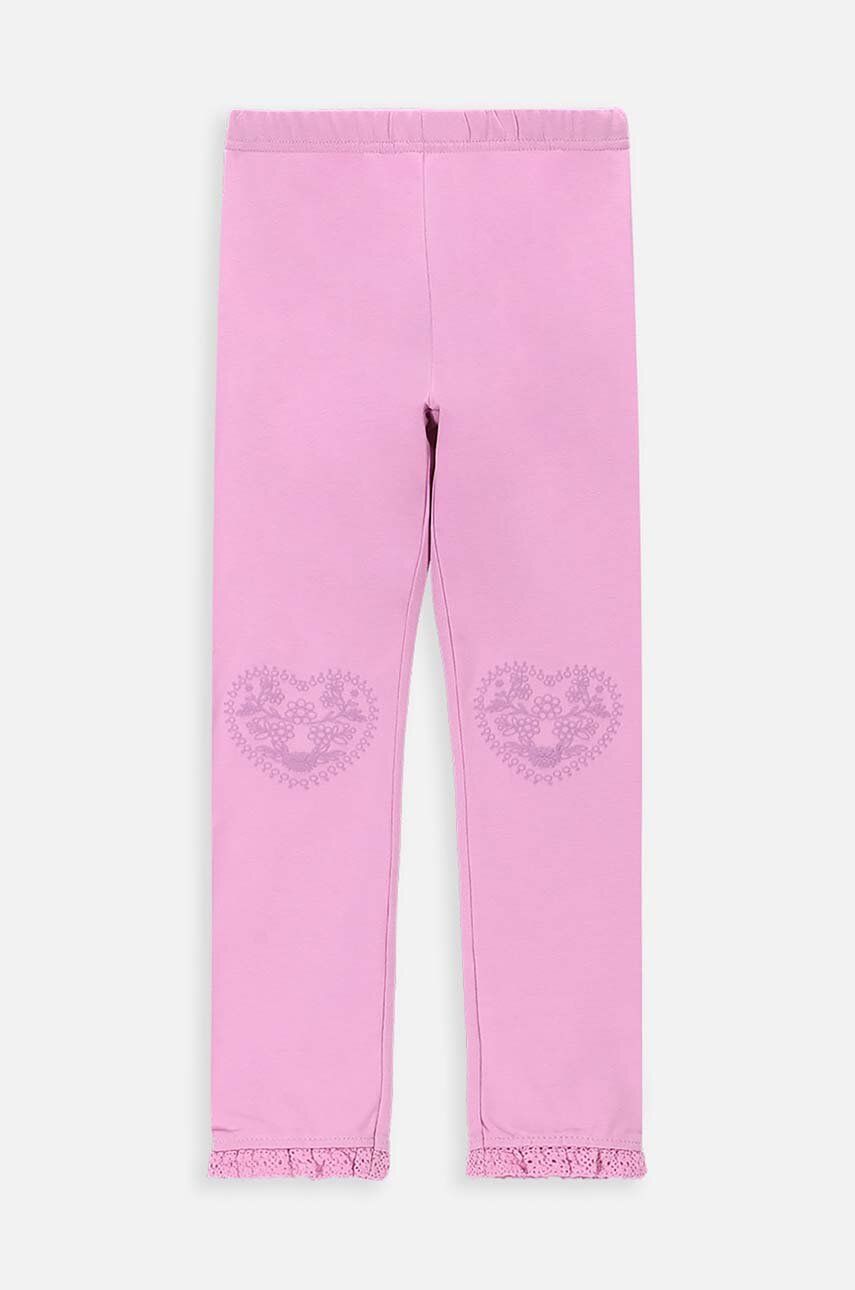 Coccodrillo gyerek legging rózsaszín, nyomott mintás
