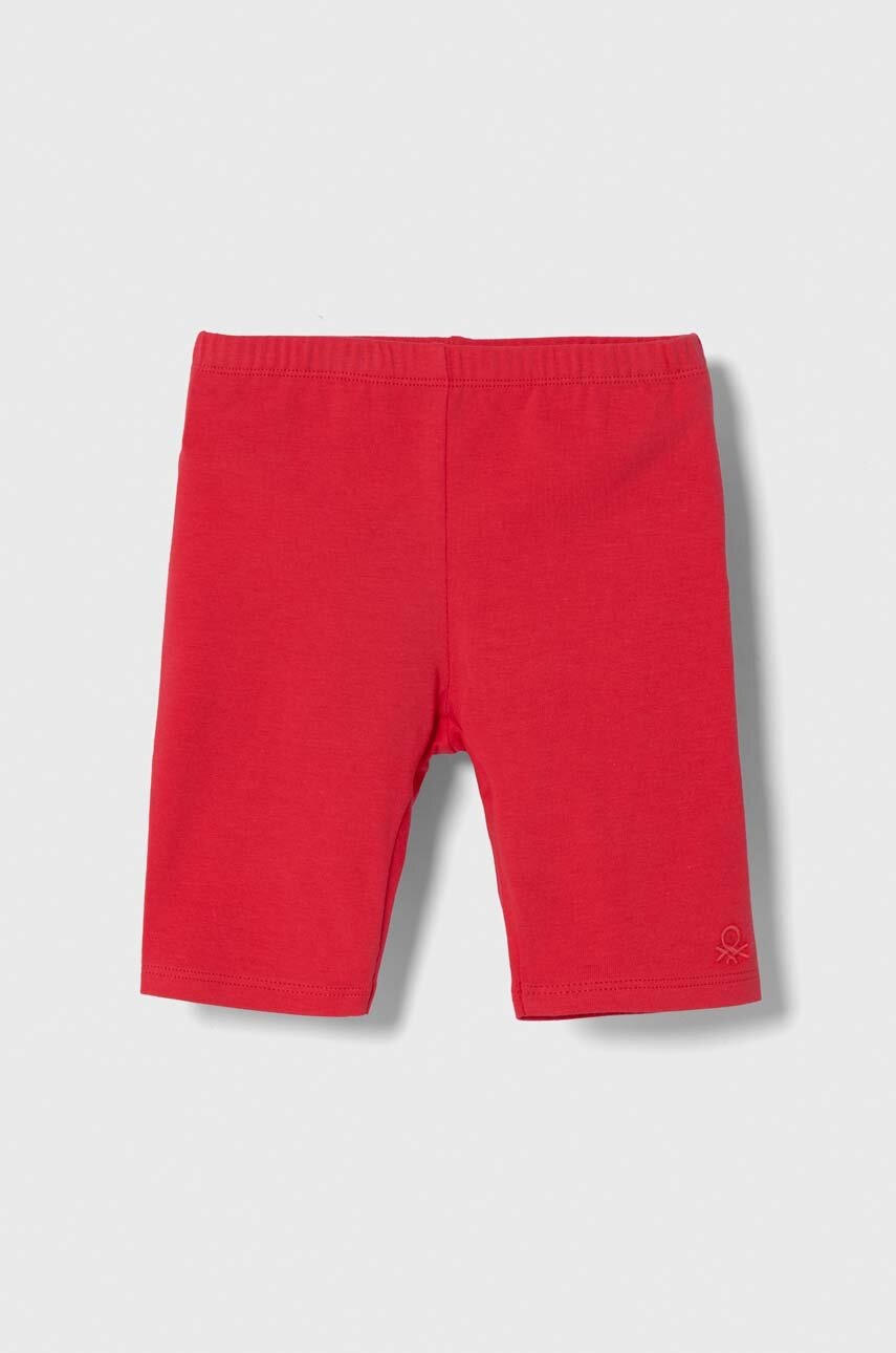 

Детски клин United Colors of Benetton в розово с изчистен дизайн, Розов