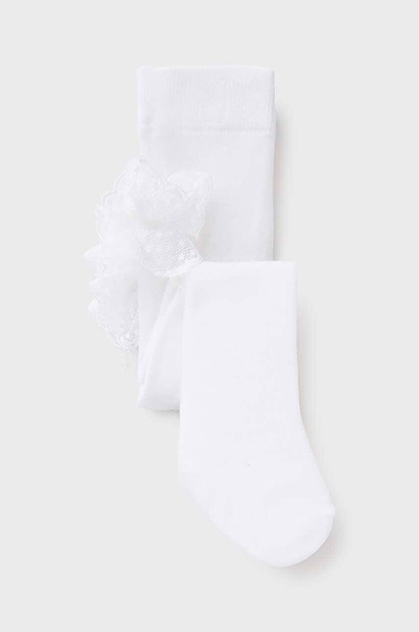 Детские колготки Mayoral Newborn цвет белый Детские колготки Mayoral Newborn цвет белый