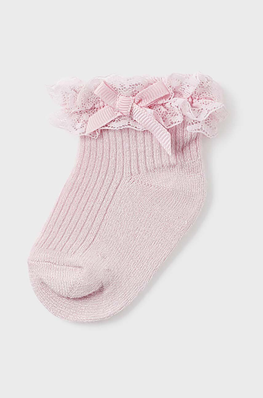 Детские носки Mayoral Newborn цвет розовый Детские носки Mayoral Newborn цвет розовый