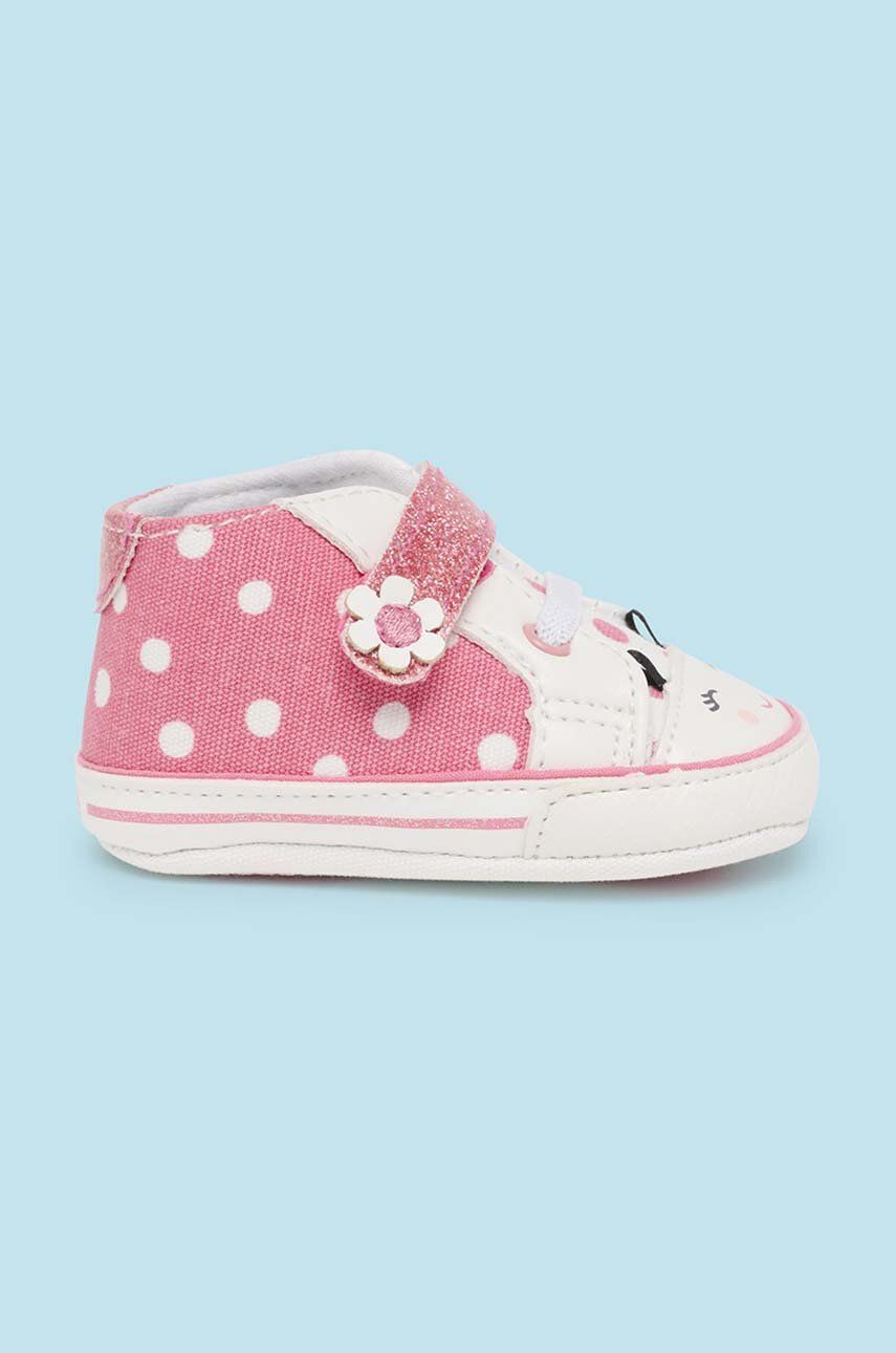 Mayoral Newborn pantofi pentru bebelusi culoarea roz