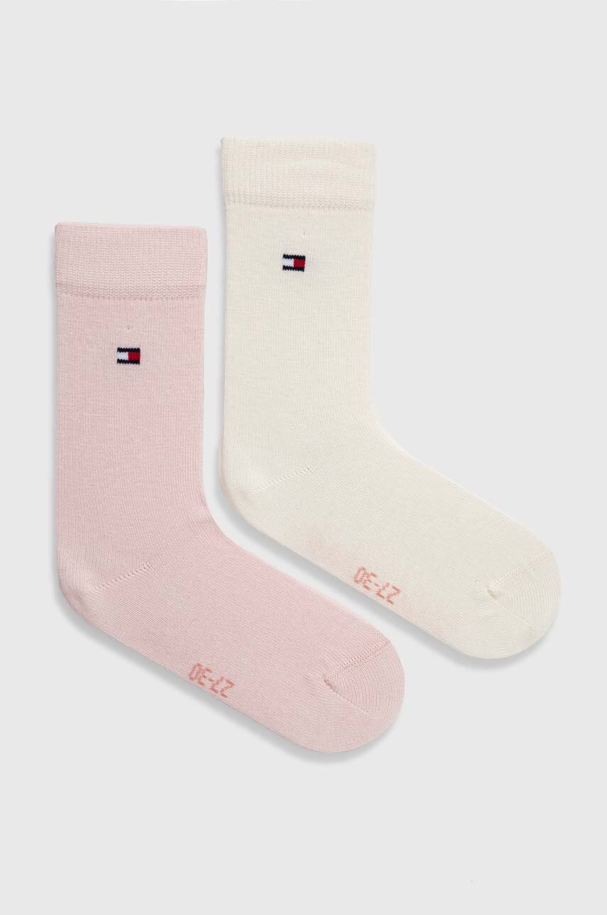

Детски чорапи Tommy Hilfiger (2 броя) в розово, Розов