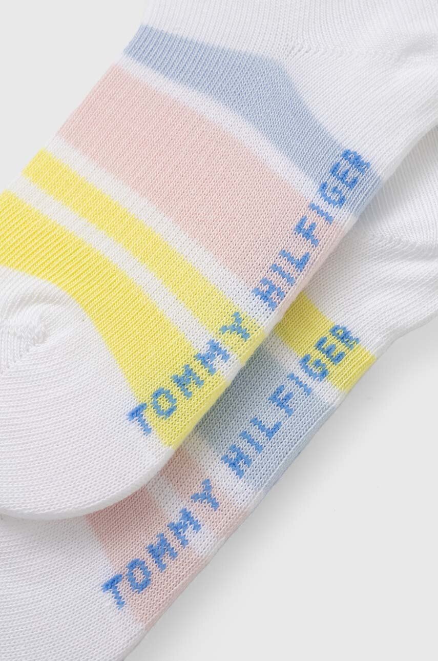 Дитячі шкарпетки Tommy Hilfiger 2-pack колір рожевий