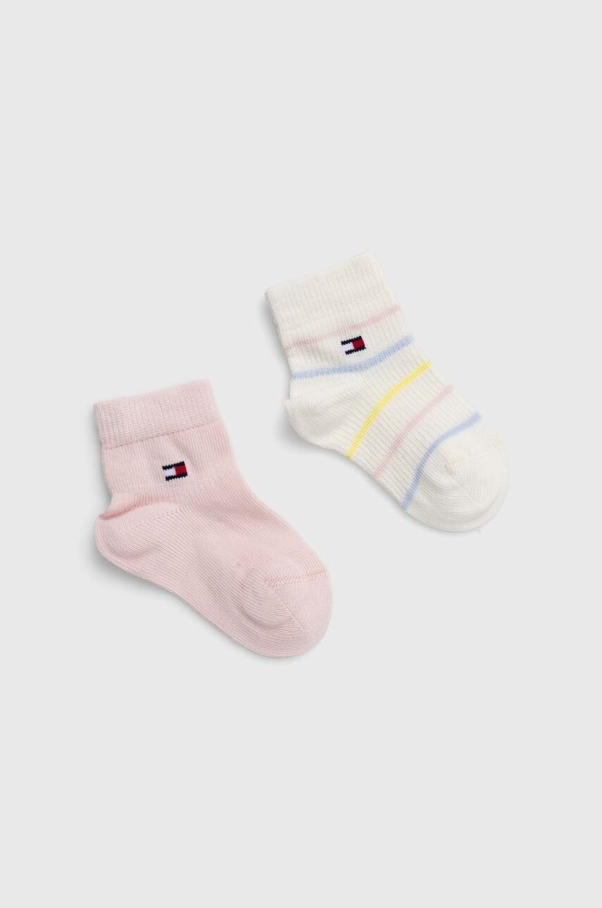 

Детски чорапи Tommy Hilfiger (2 броя) в розово, Розов