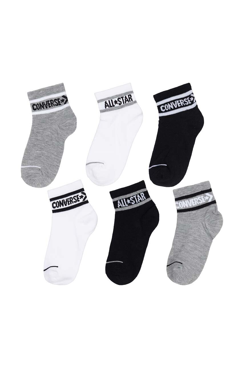 

Детски чорапи Converse (6 броя) в сиво, Сив