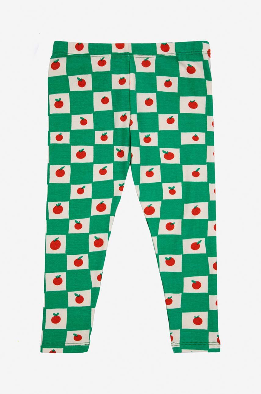 Bobo Choses leggins copii culoarea verde, modelator