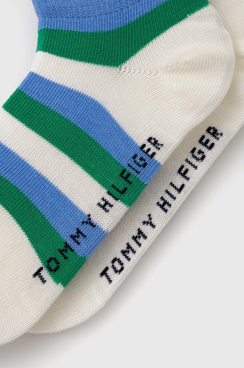 Дитячі шкарпетки Tommy Hilfiger 2-pack колір зелений