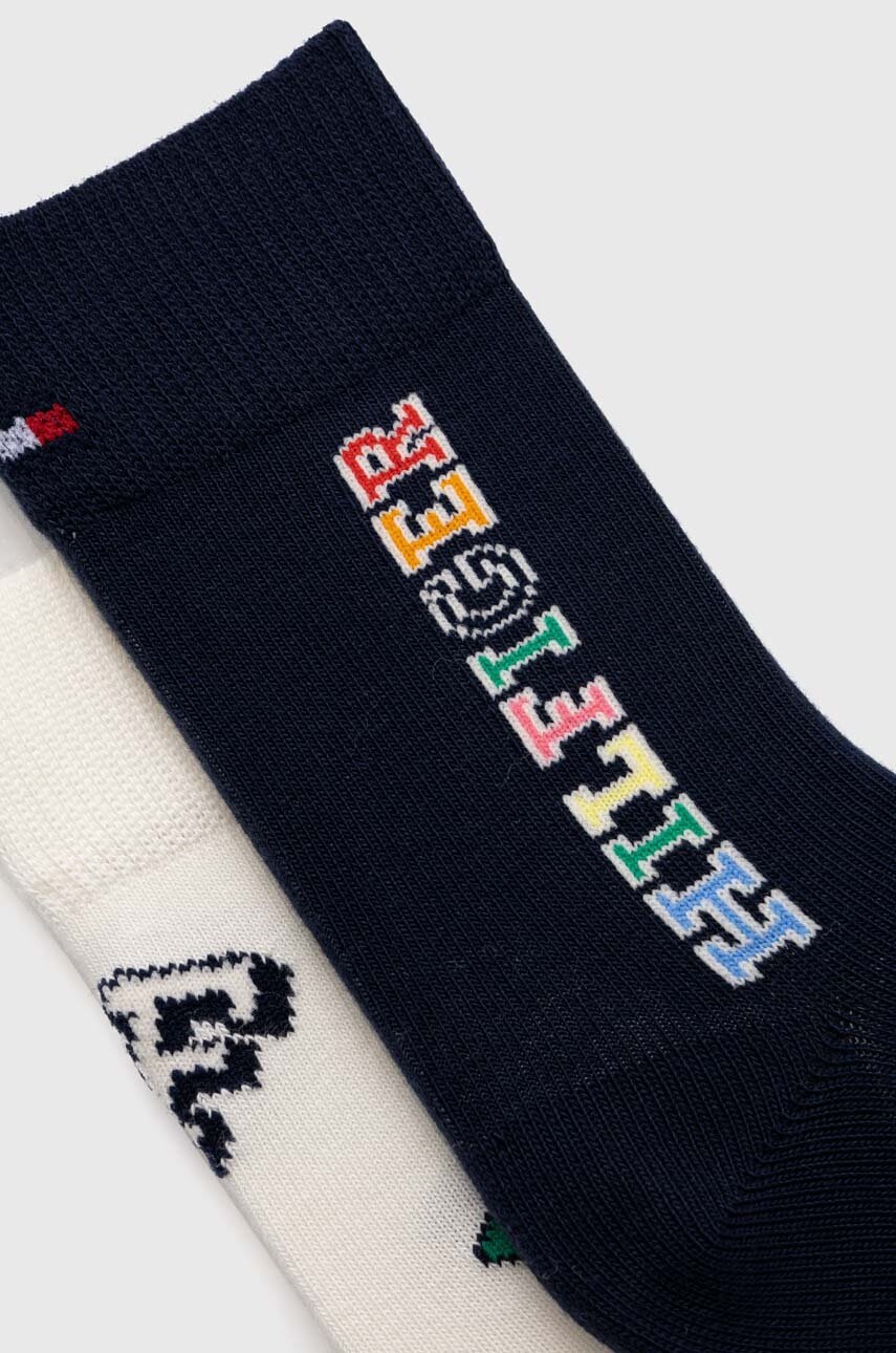 Дитячі шкарпетки Tommy Hilfiger 2-pack колір синій
