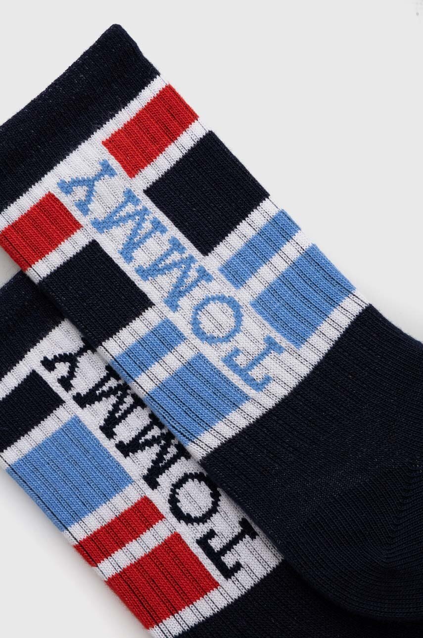 Дитячі шкарпетки Tommy Hilfiger 2-pack колір синій