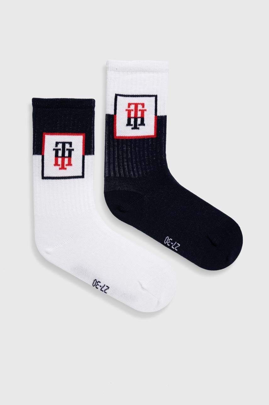 

Детски чорапи Tommy Hilfiger (2 броя) в тъмносиньо, Тъмносин