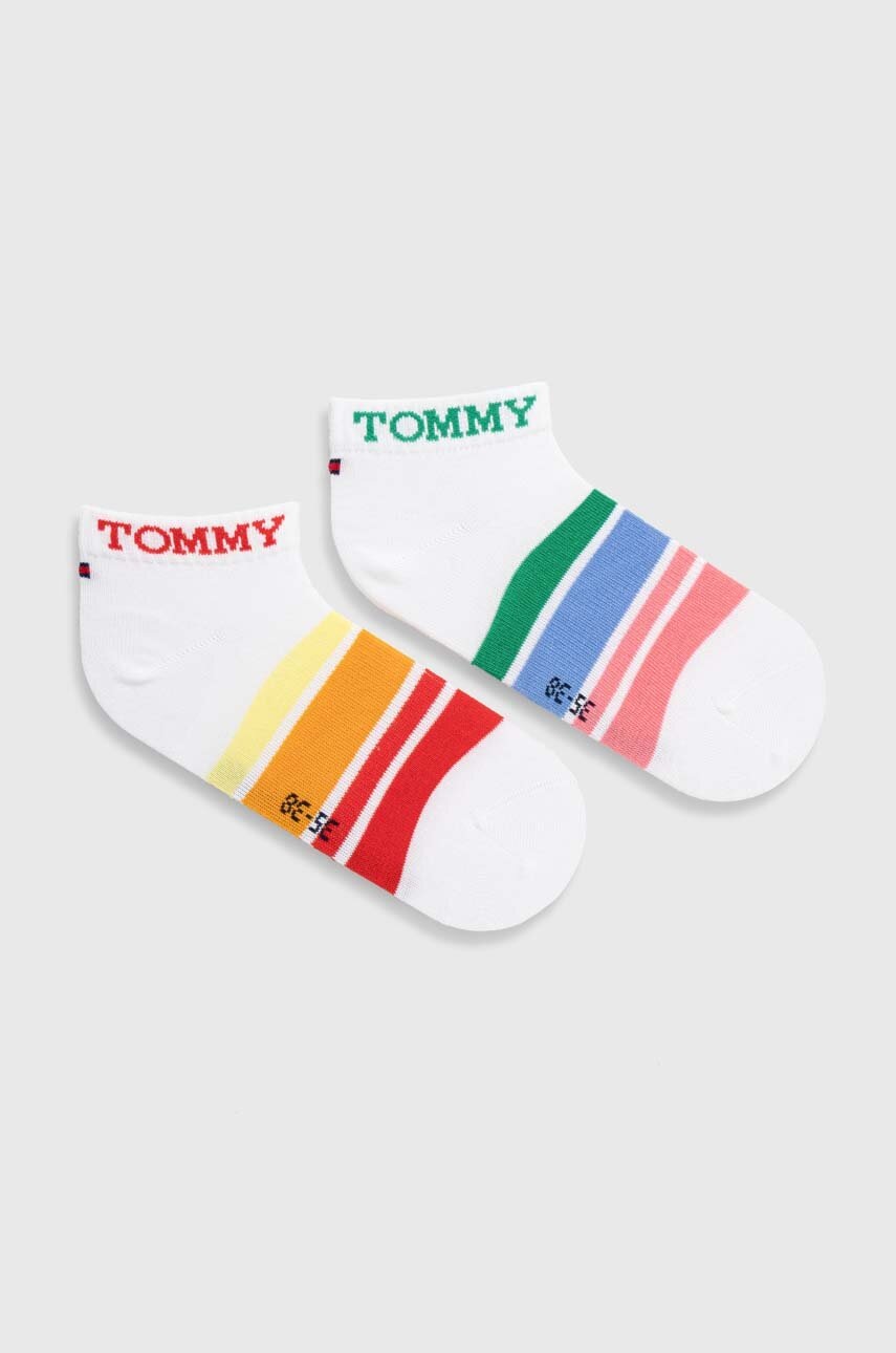 

Детски чорапи Tommy Hilfiger (2 броя) в синьо, Бял