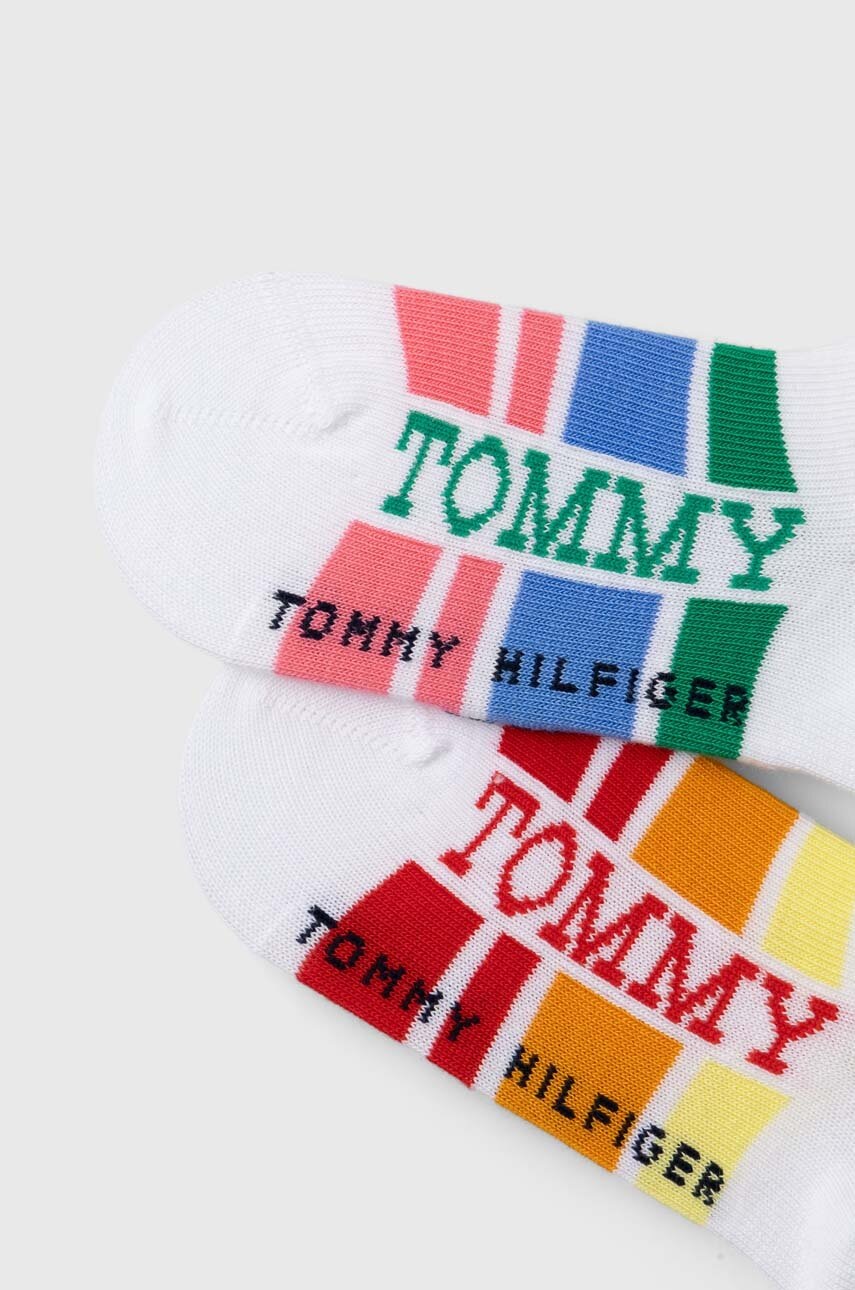 Дитячі шкарпетки Tommy Hilfiger 2-pack колір білий