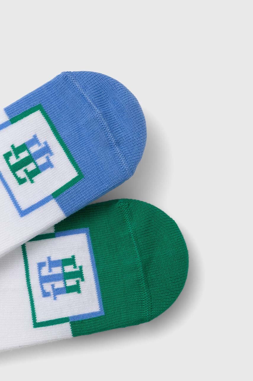 Дитячі шкарпетки Tommy Hilfiger 2-pack колір білий