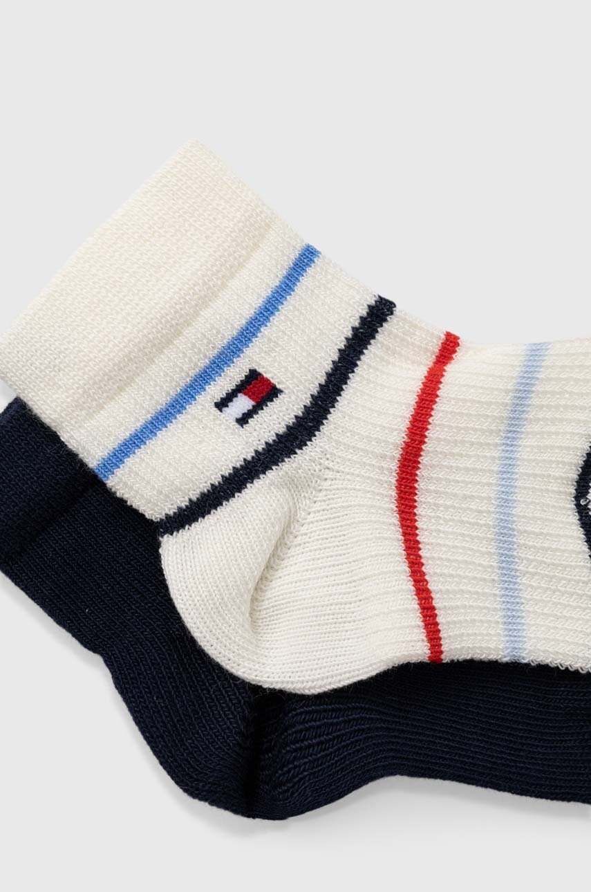 Дитячі шкарпетки Tommy Hilfiger 2-pack колір синій