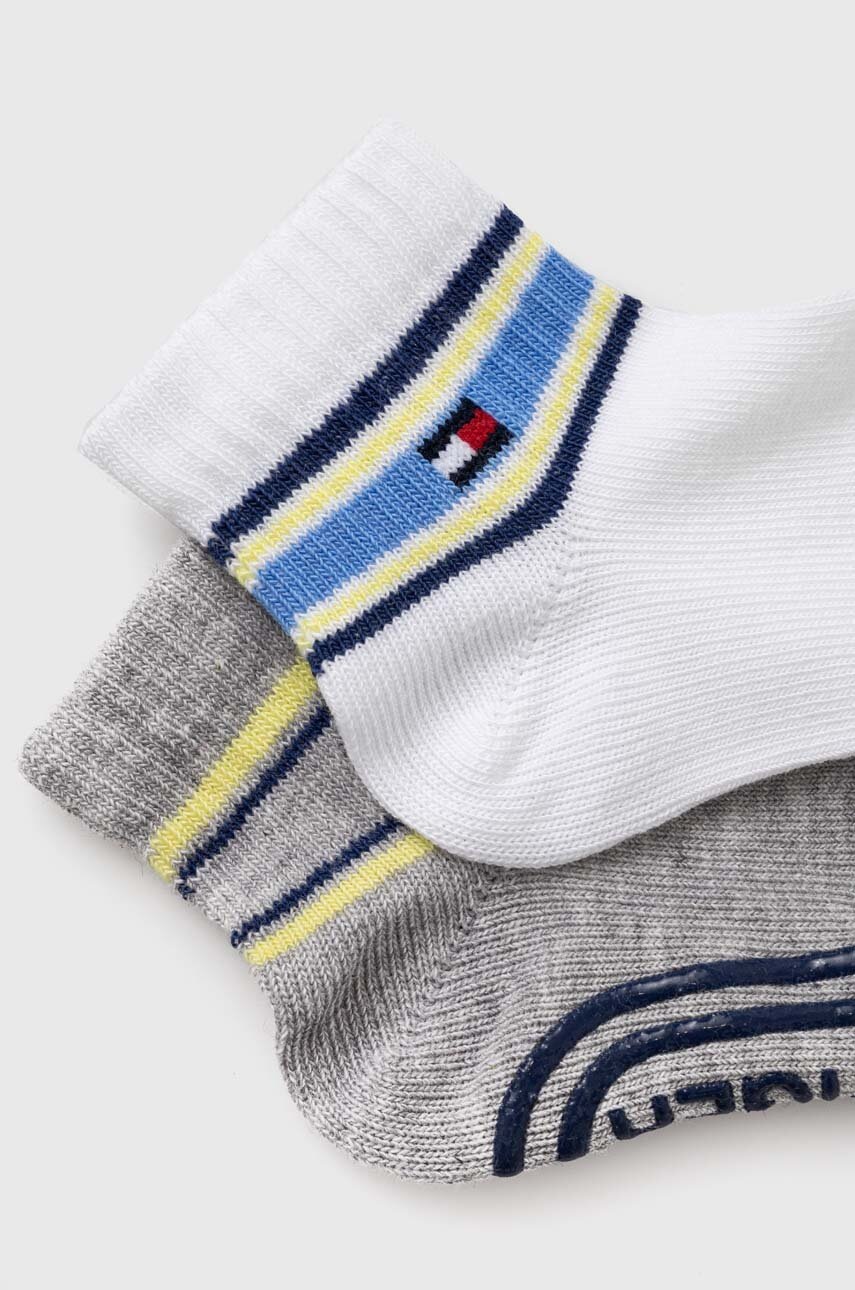 Дитячі шкарпетки Tommy Hilfiger 2-pack колір сірий
