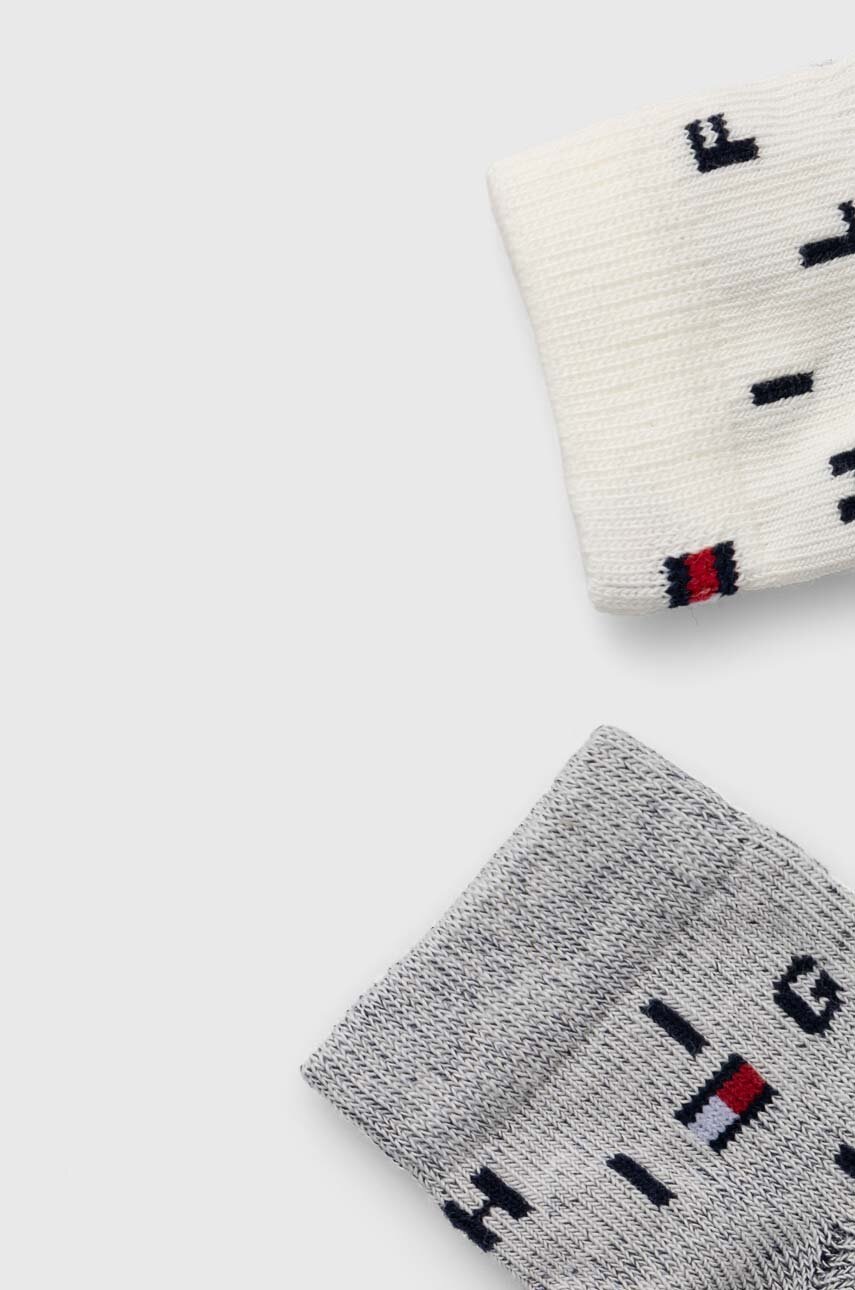 Дитячі шкарпетки Tommy Hilfiger 2-pack колір сірий